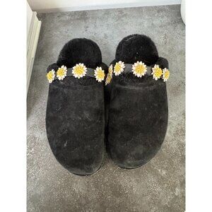 Fabrizio Viti Suede and black sheepskin mules Size 38 8